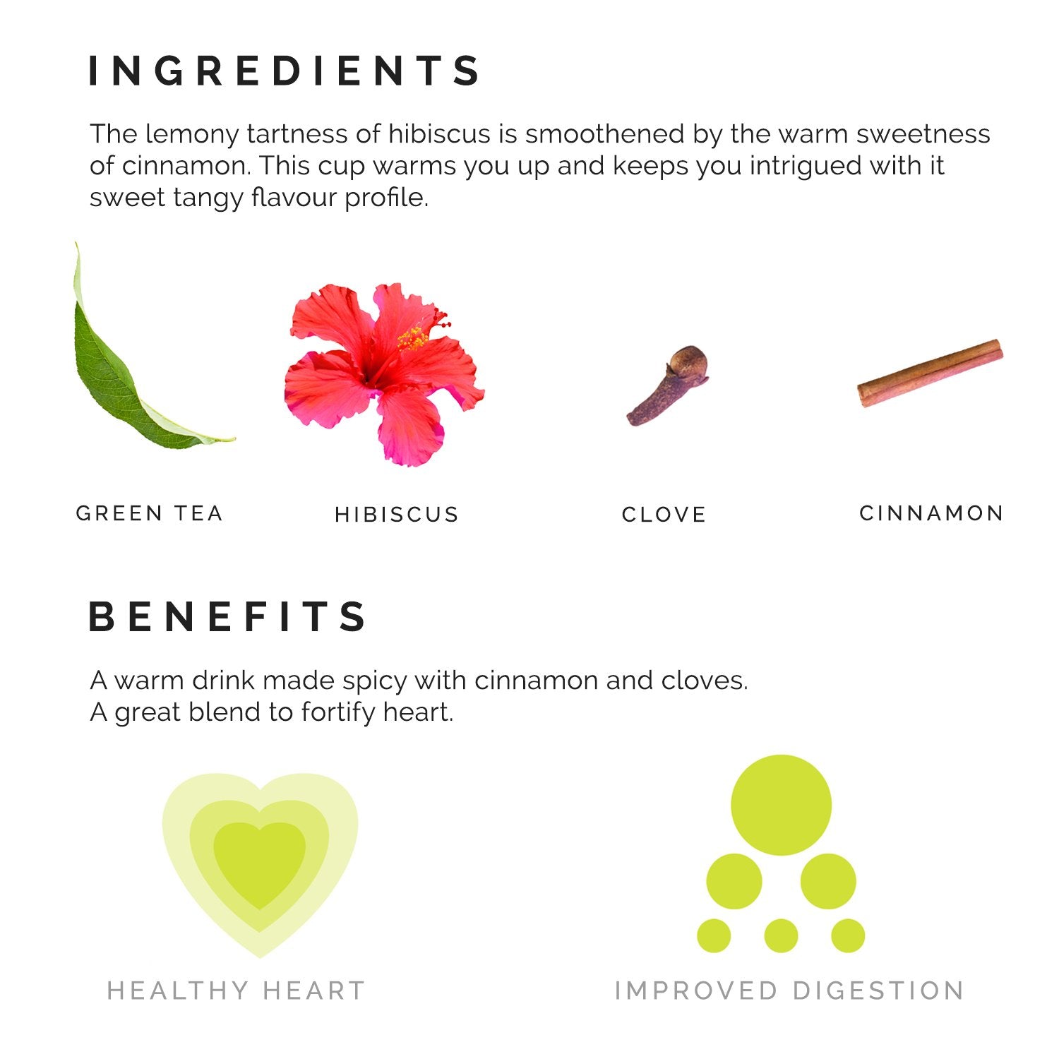 Teabox Organic Hibiscus Green Tea  (6 Units - 150 Teabags)